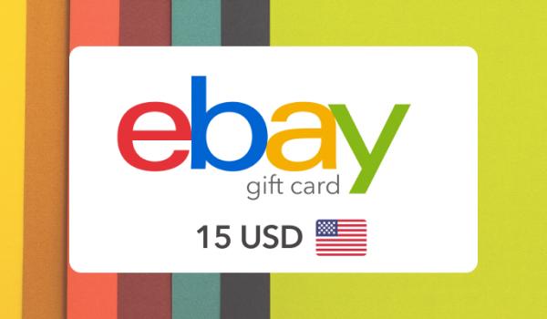 Ebay Gift Card 15 USD