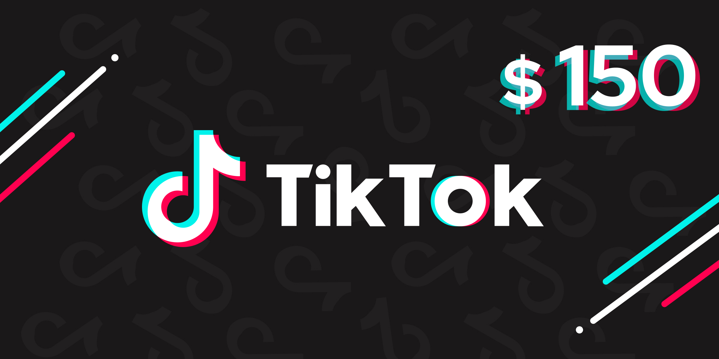 TikTok Gift Card 150 USD