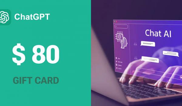 ChatGPT Gift Card 80 USD