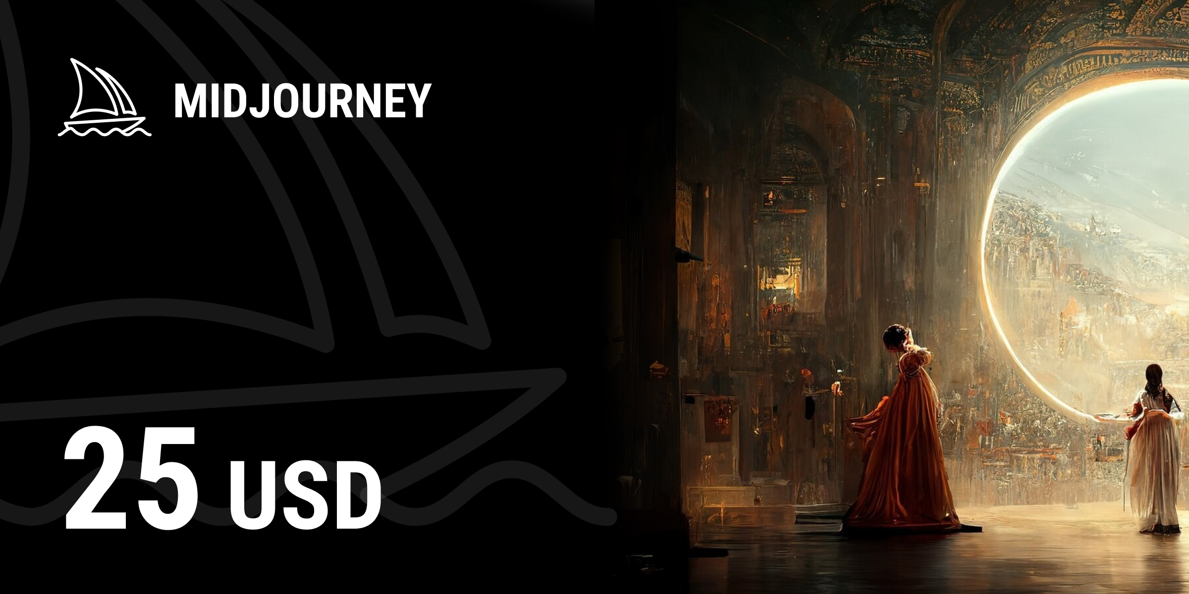 Midjourney Gift Card 25 USD