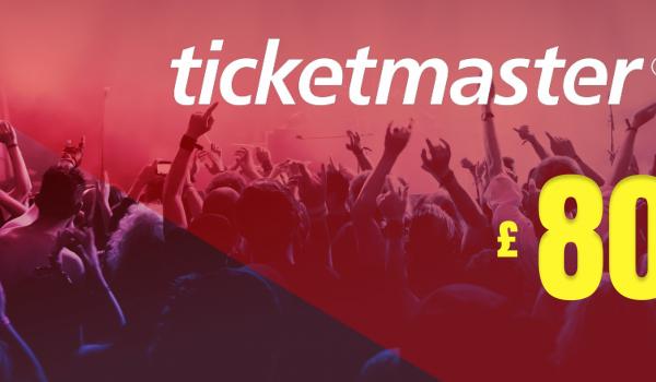 Ticketmaster Gift Card 80 GBP
