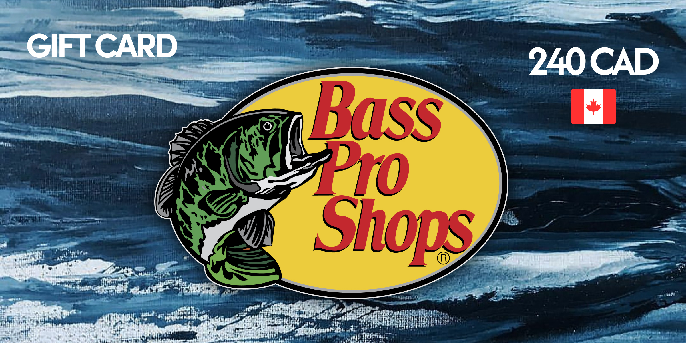 Bass Pro Shops Gift Card 240 CAD