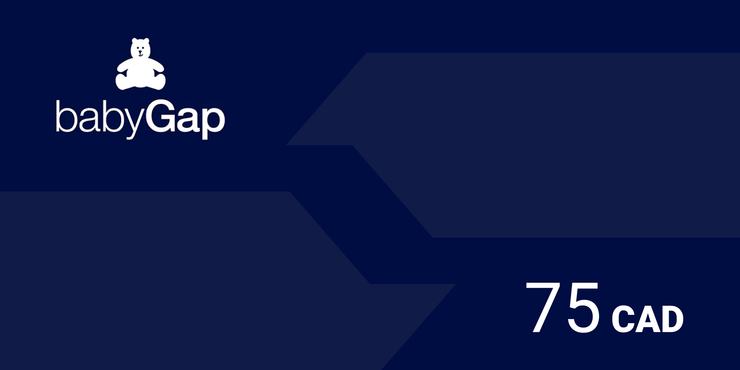 Baby Gap Gift Card 75 CAD
