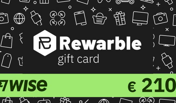 REWARBLE Wise Gift Card 210 EUR