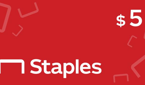 Staples Gift Card 5 USD