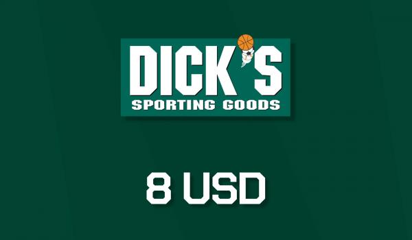 Dicks Sporting Goods Gift Card 8 USD