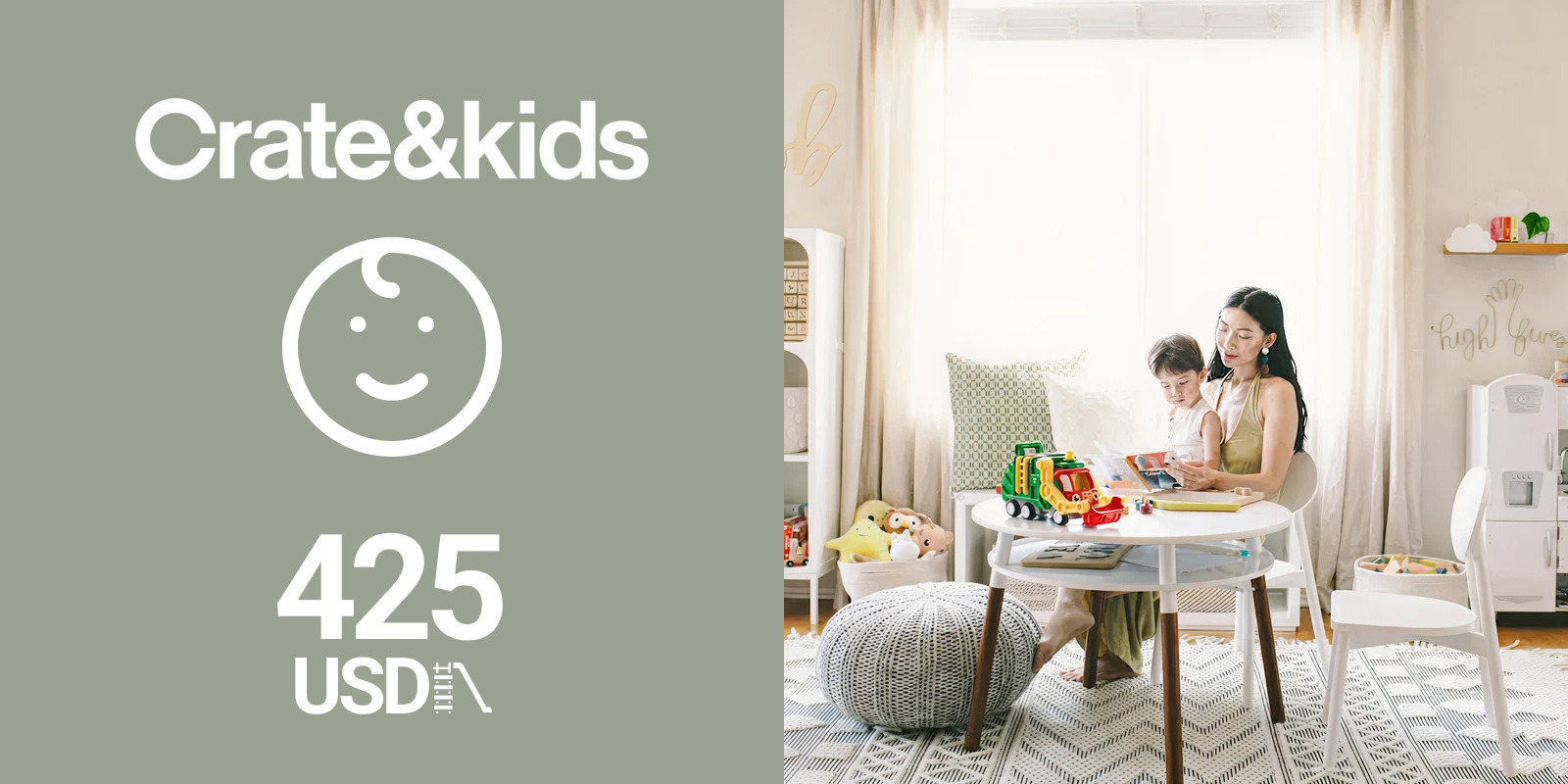 Crate and Kids Gift Card 425 USD
