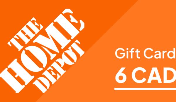 The Home Depot Gift Card 6 USD