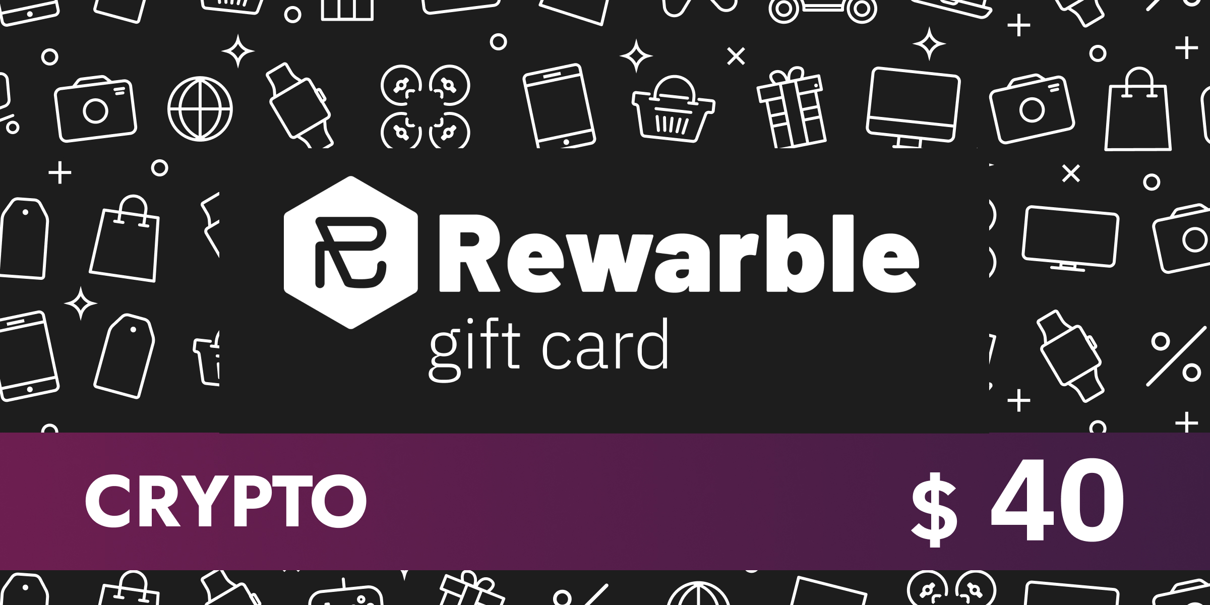 Rewarble Crypto Gift Card 40 USD