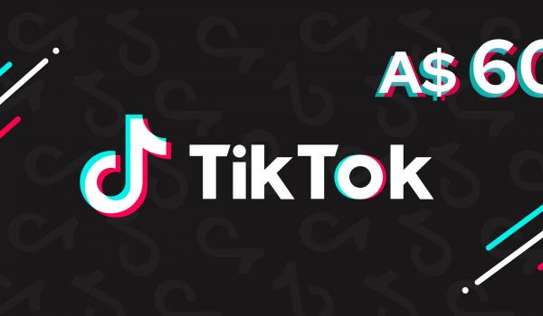 TikTok Gift Card 60 AUD