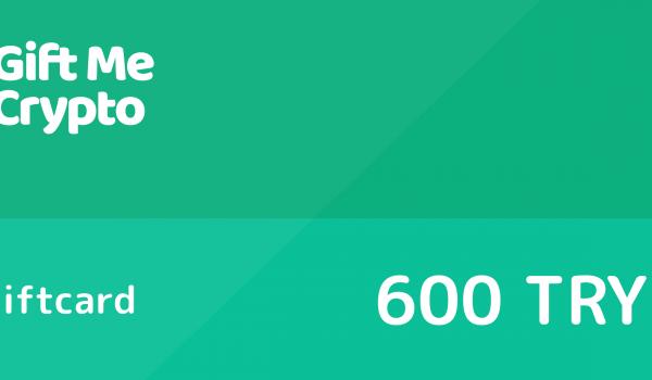 Gift Me Crypto Gift Card 600 TRY