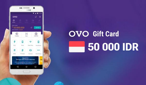 Ovo Cash Gift Card 50000 IDR