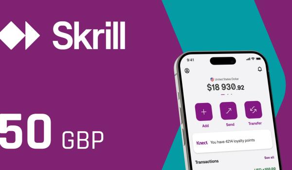 Skrill Gift Card 50 GBP