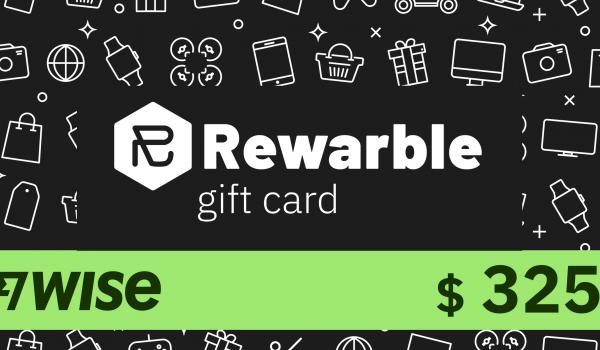 REWARBLE Wise Gift Card 325 USD
