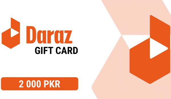 Daraz Gift Card 2000 PKR