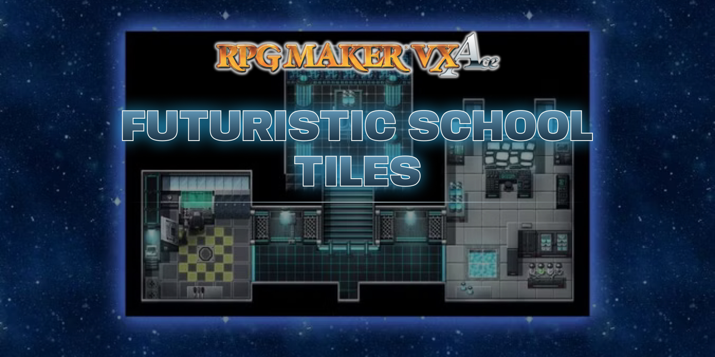 RPG Maker VX Ace Futuristic School Tiles (DLC)