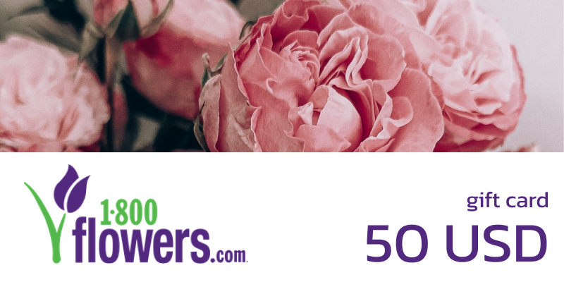 1 800 FLOWERS Gift Card 50 USD