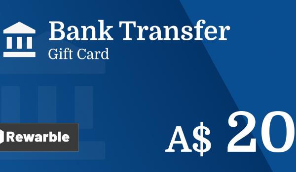 Bank Transfer Gift Card 20 AUD