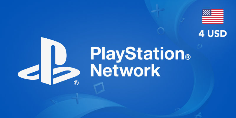 PlayStation Network Gift Card 4 USD