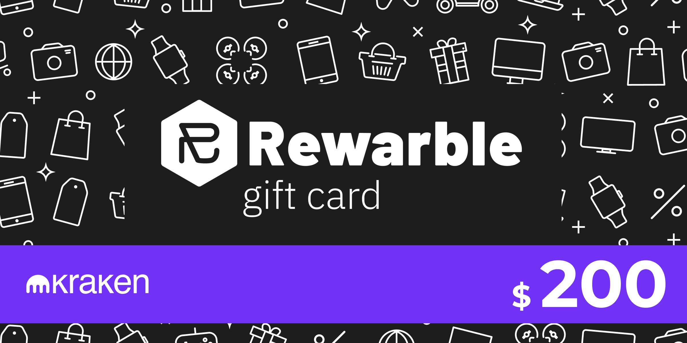 Rewarble Kraken Gift Card 200 USD