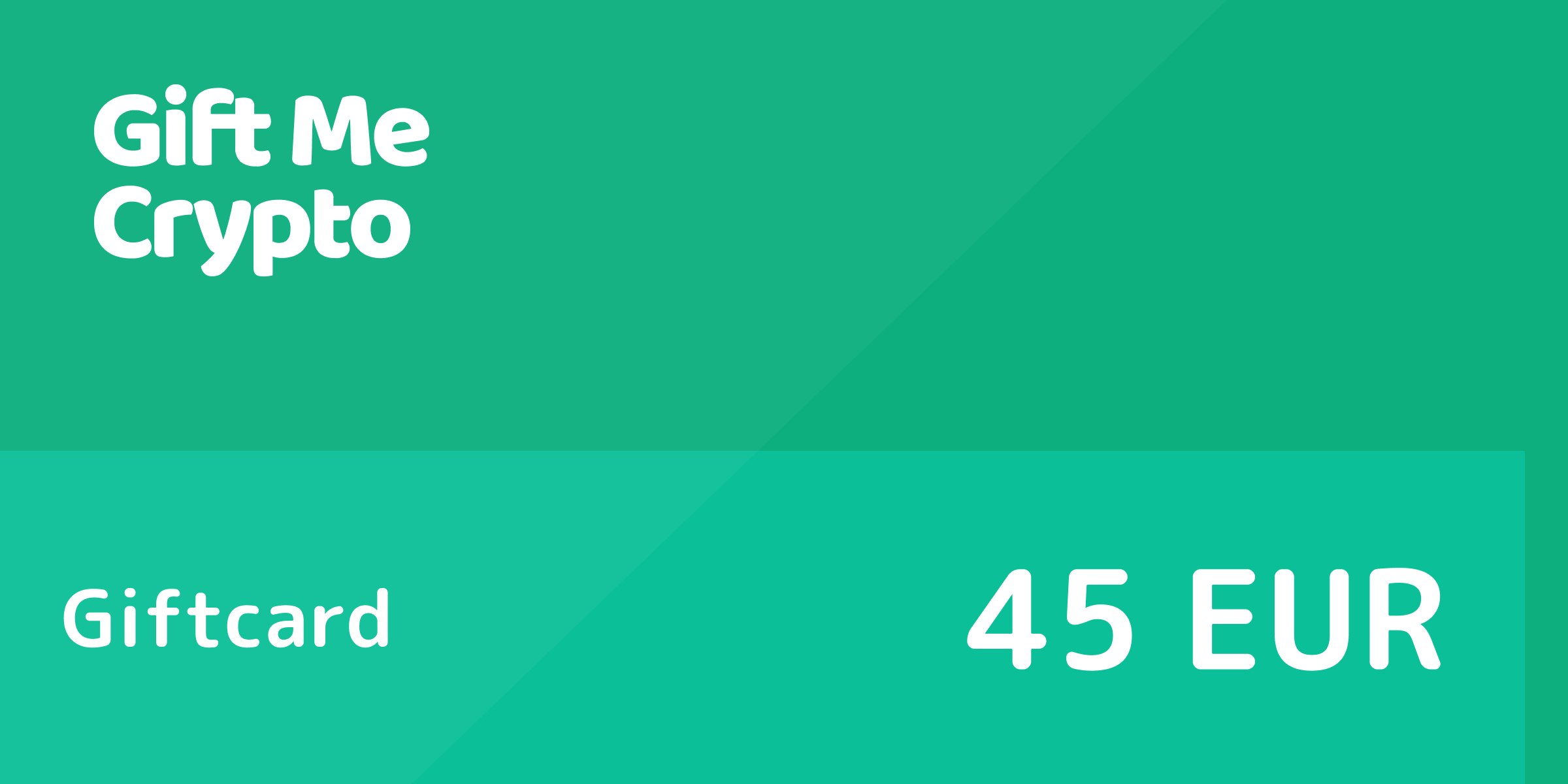 Gift Me Crypto Gift Card 45 EUR